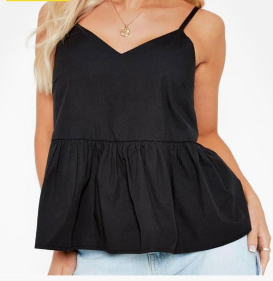 I Saw It First/ Peplum Cami Top