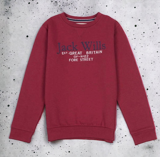 Script Crew Sweatshirt Junior Boys/Jack Wills